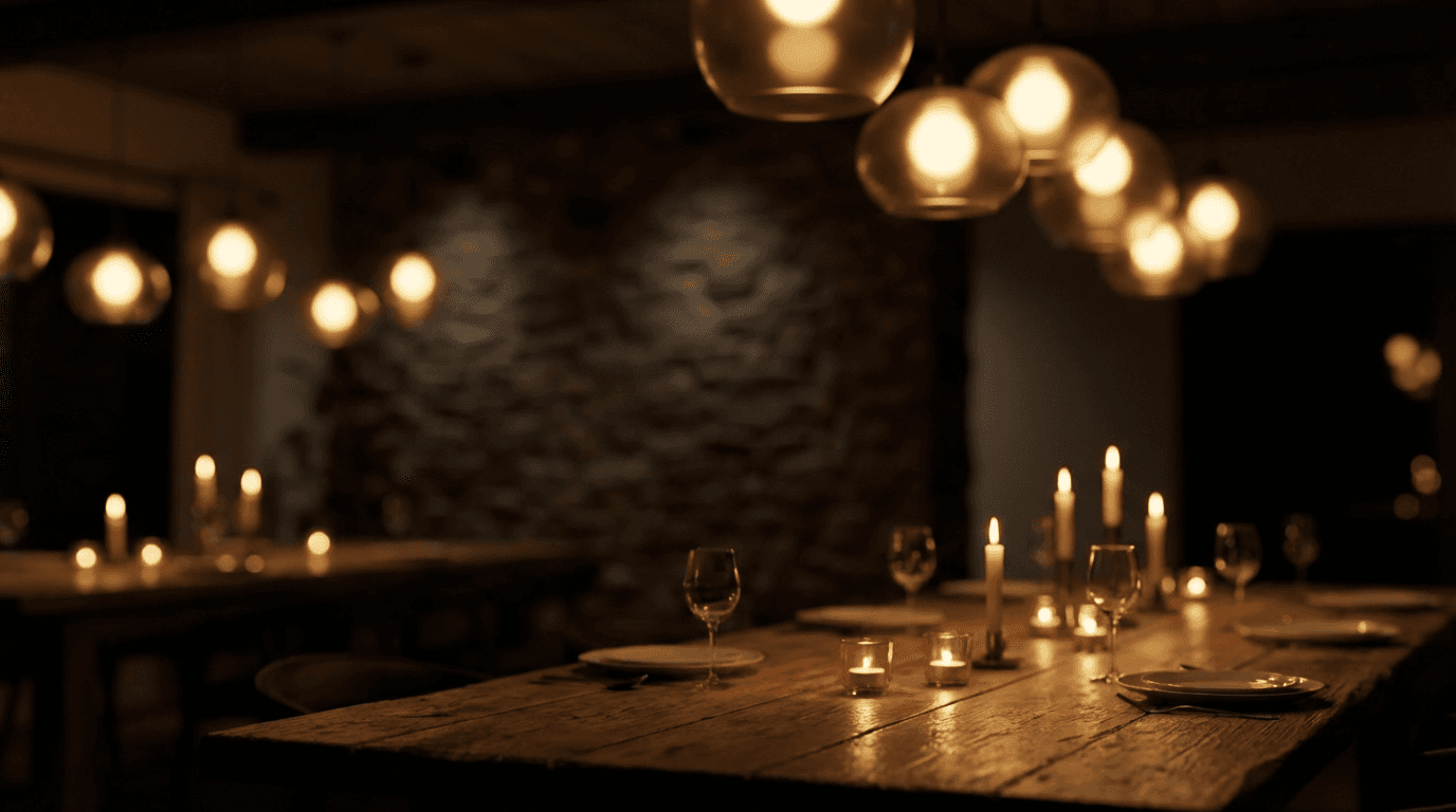 SUITE 76 spread of small plates and large plates